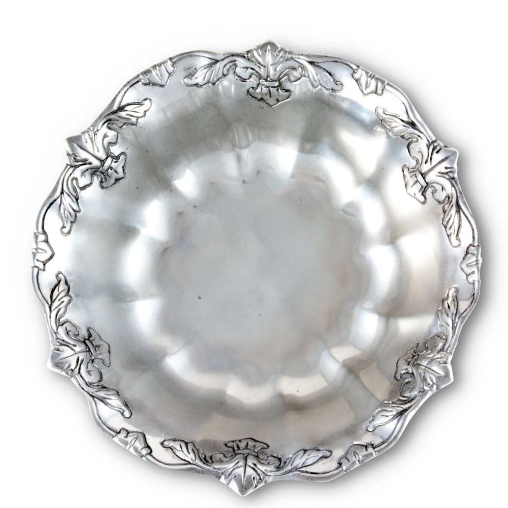 FLEUR-DE-LIS SALAD BOWL 12 - Picture 4 of 15
